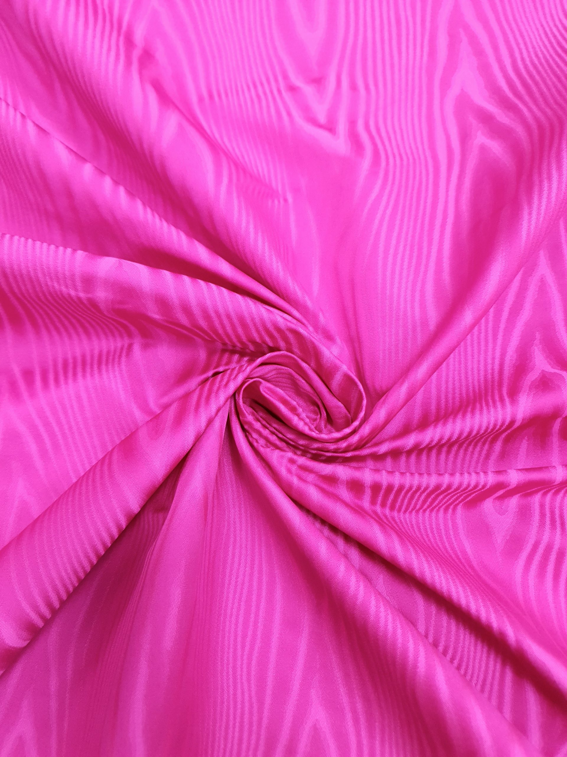 Moire fuchsia ( polyester recyclé )