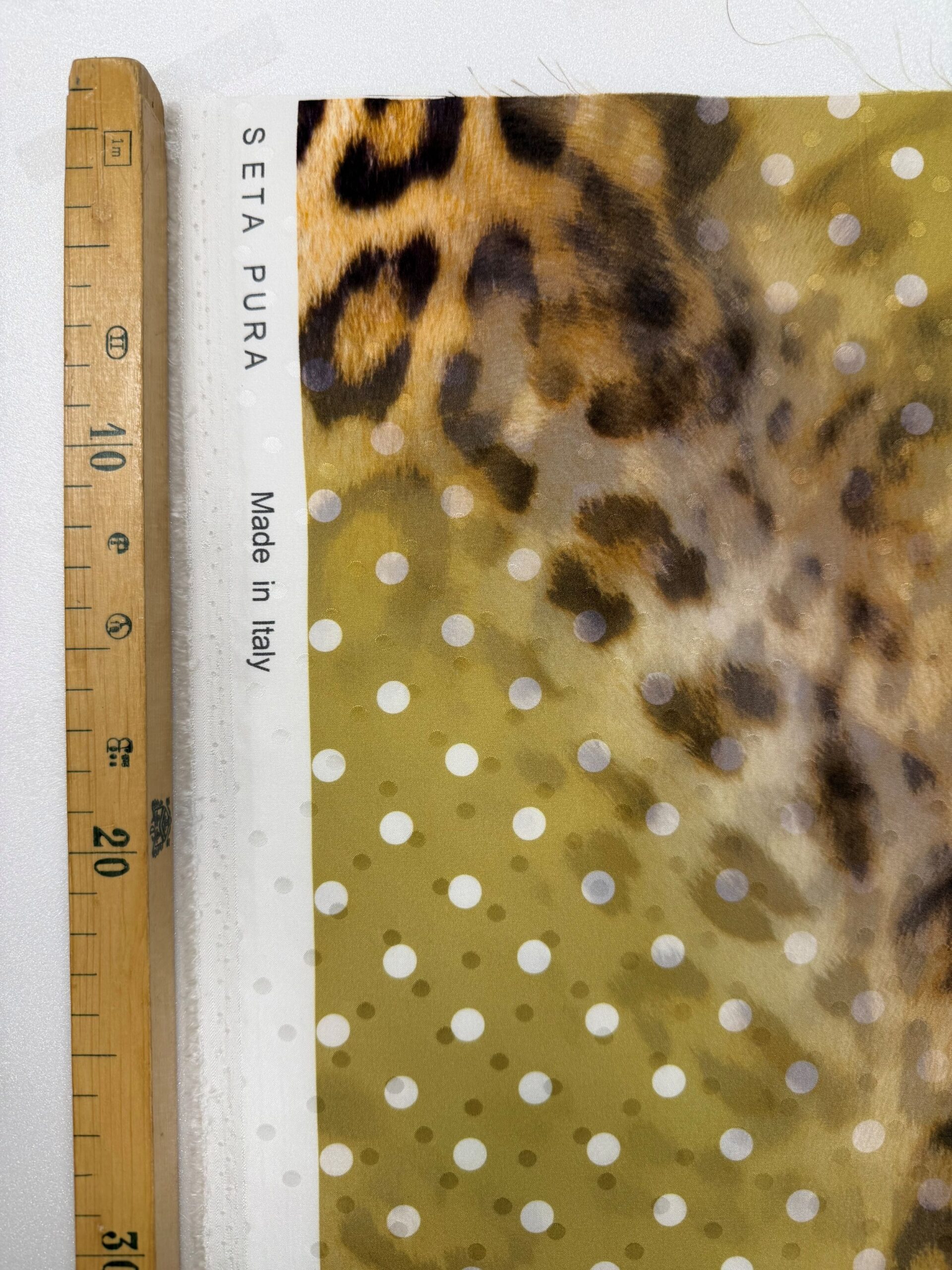 Soie Jacquard Léo et pois – Image 2