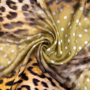 Soie Jacquard Léo et pois